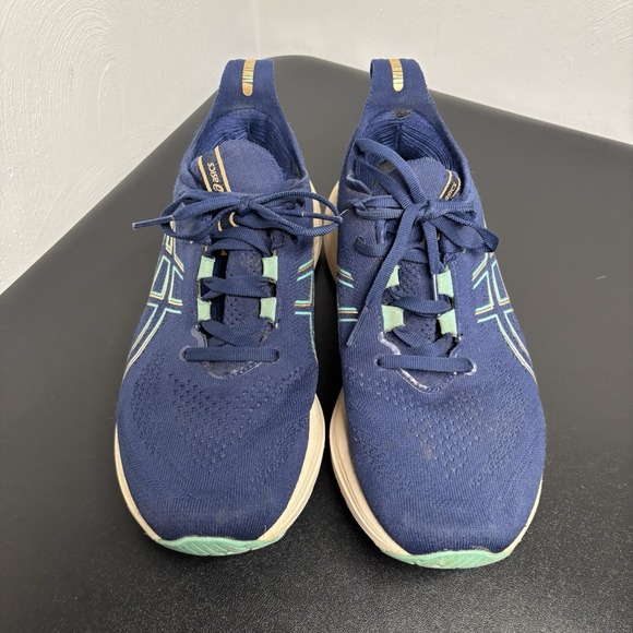 Asics Gel-Nimbus 26 Shoes Womens Size 7.5 Blue Running Sneakers Athletic - Picture 4 of 9